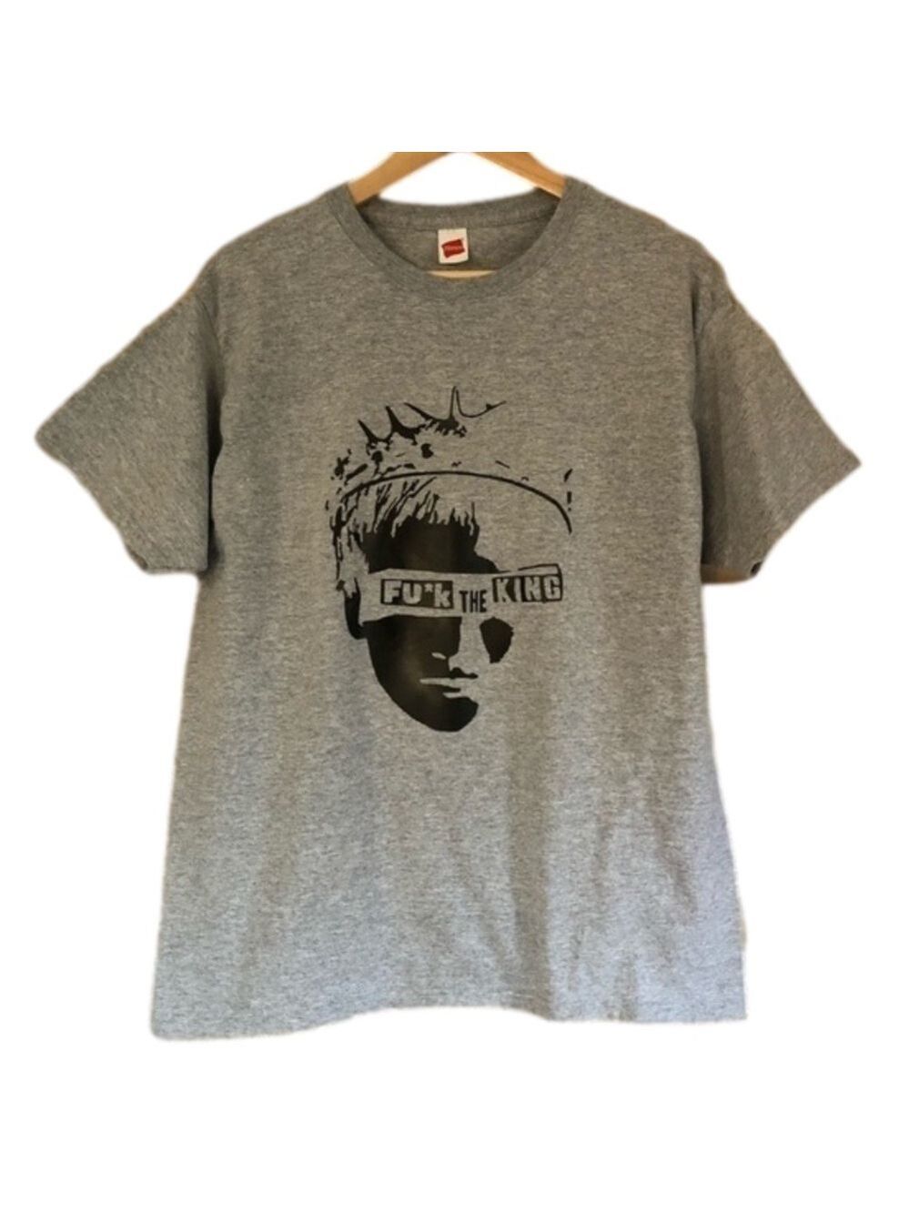 Fu*k THE KING Game of Thrones tee unisex size large